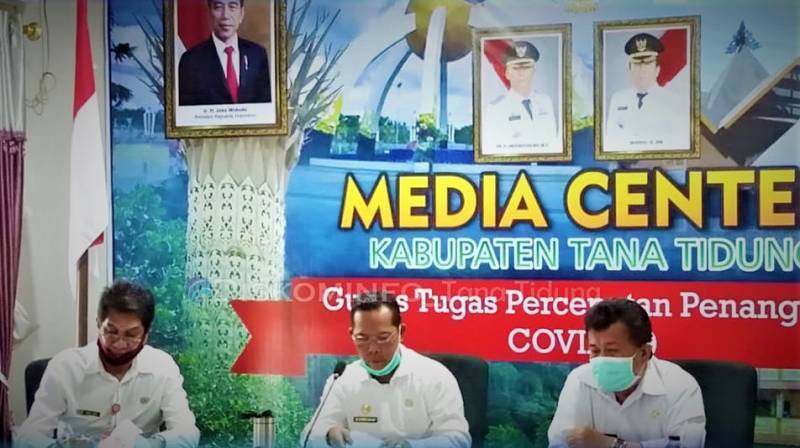 Video Conference Gubernur Kalimantan Utara Bersama Bupati dan Walikota se-Kaltara