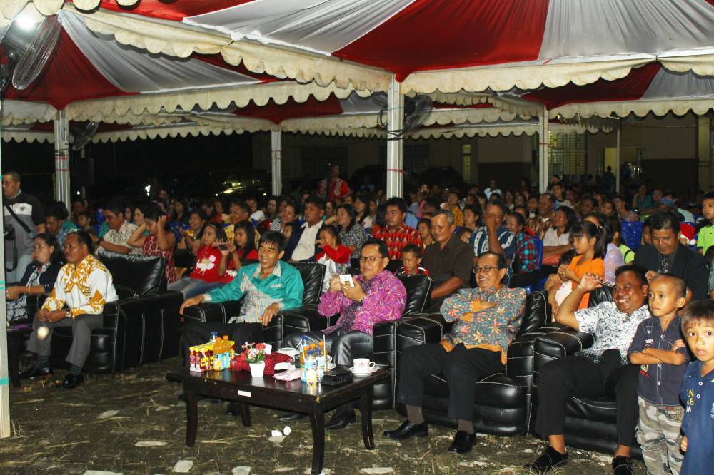 Safari Natal ke-5 Pemerintah Kabupaten Tana Tidung di Kecamatan Betayau