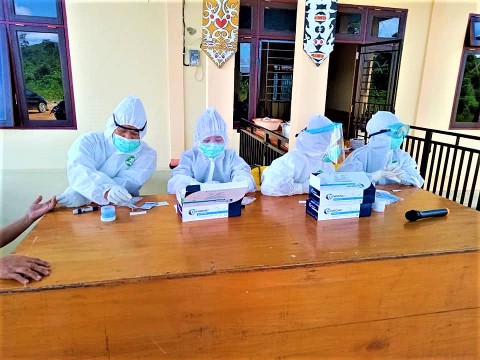 Puskesmas Muruk Rian Melakukan Kegiatan Rapid Diasnogtic Test