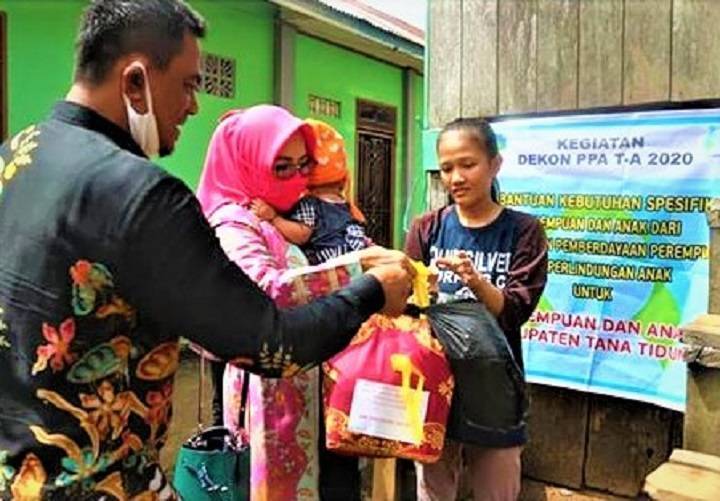 Kegiatan Dekon PPA T-A 2020 Bantuan Kebutuhan Spesifik Perempuan dan Anak