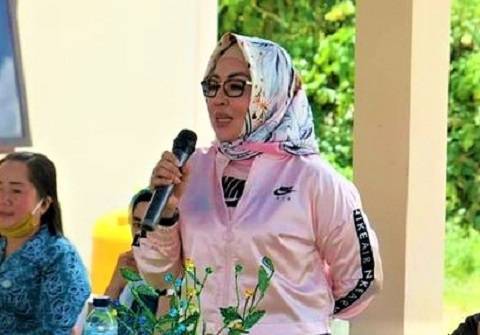 Gerakan Bersama Pakai Masker di Kecamatan Muruk Rian