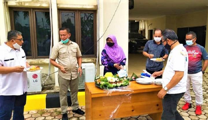 Apel Perpisahan di Halaman Kantor Bupati Tana Tidung