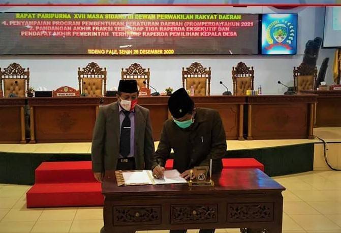 Rapat Paripurna XVII Masa Sidang III DPRD Kabupaten Tana Tidung