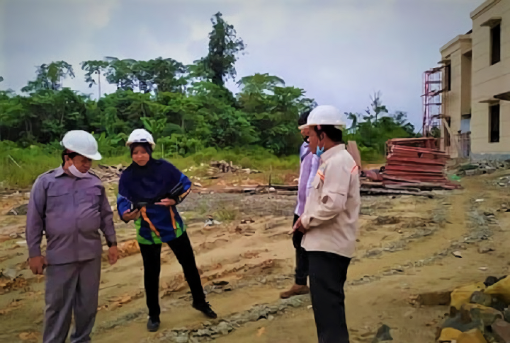Wakil Bupati Melakukan Peninjauan Pembangunan