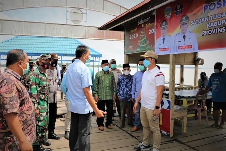 Monitoring dan Evaluasi Posko Pantau Covid-19 Sekaligus Sosialisai Penanganan Covid-19