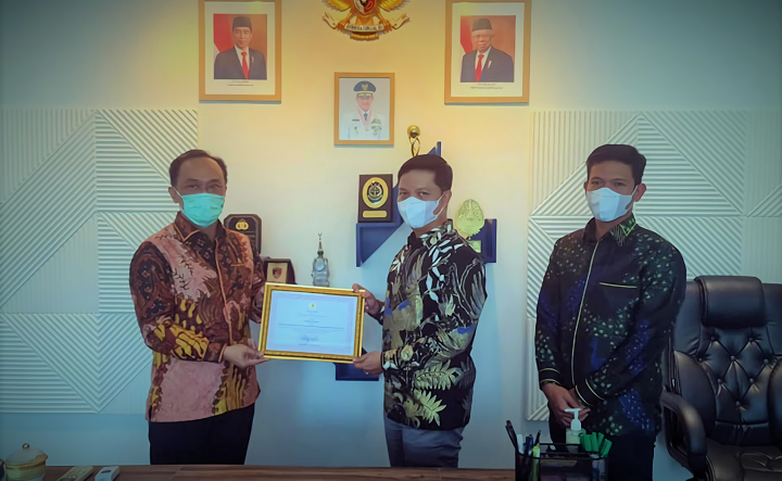 Penghargaan Dinas Kependudukan dan Pencatatan Sipil Kabupaten Tana Tidung