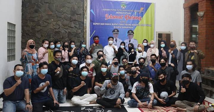 Ibrahim Ali Berkunjung ke Asrama Mahasiswa Tana Tidung di Samarinda