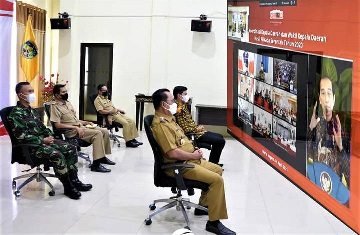 Rapat Koordinasi Kepala Daerah Hasil Pilkada Serentak tahun 2020