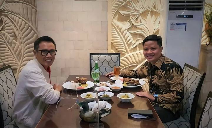 Silahturahmi Bupati dengan Eko Hendro Purnomo