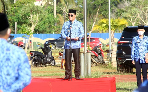 Apel Korps Pegawai Republik Indonesia di Lingkup Kab Tana Tidung