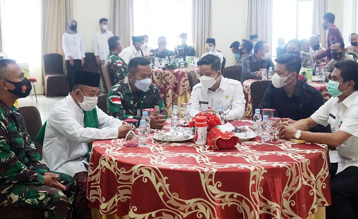 Kunjungan Kerja Dan Silaturahmi Danrem 092/Maharajalila Bersama Pemda Tana Tidung