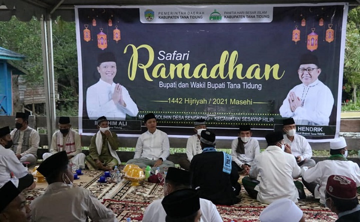 Safari Ramadhan 1442 hijriah Bupati dan Wakil Bupati di Masjid Solihin