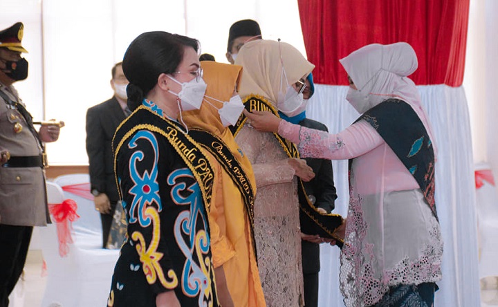 Pelantikan dan Pengukuhan Ketua DEKRANASDA dan Bunda PAUD Kab Tana Tidung