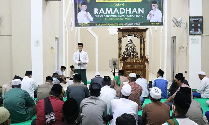 Safari Ramadhan 1442 Hijriyah Bupati dan Rombongan di Masjid Baiturrahman