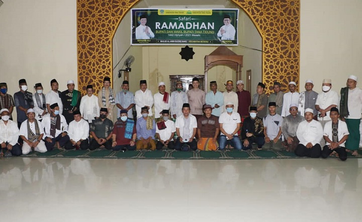 Safari Ramadhan 1442 Hijriyah Bupati dan Rombongan di Masjid Al-Amin
