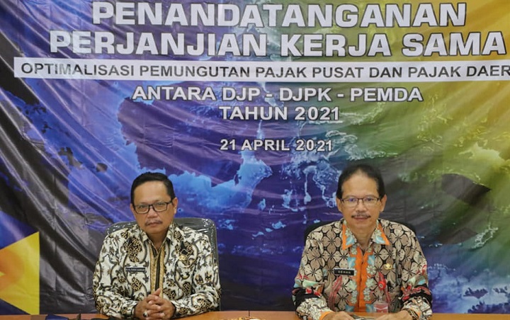 Penandatanganan Perjanjian Kerja Sama (PKS) Optimalisasi Pemungutan Pajak