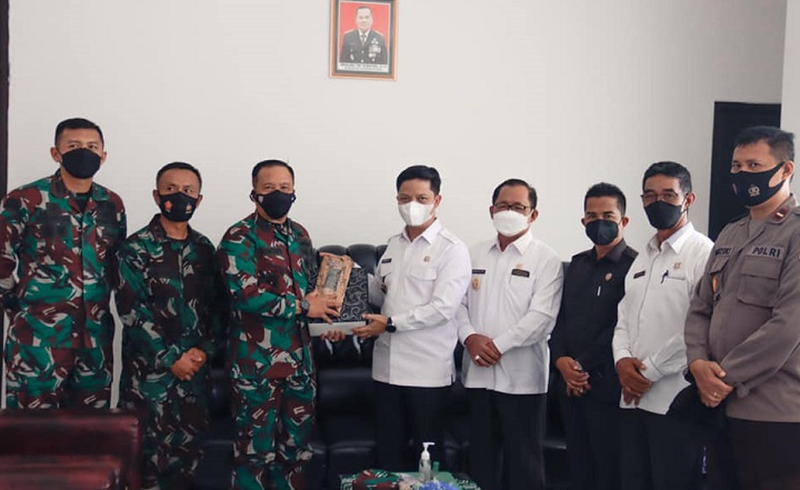 Kunjungan Kerja Kasdam VI/Mulawarman di Kab Tana Tidung