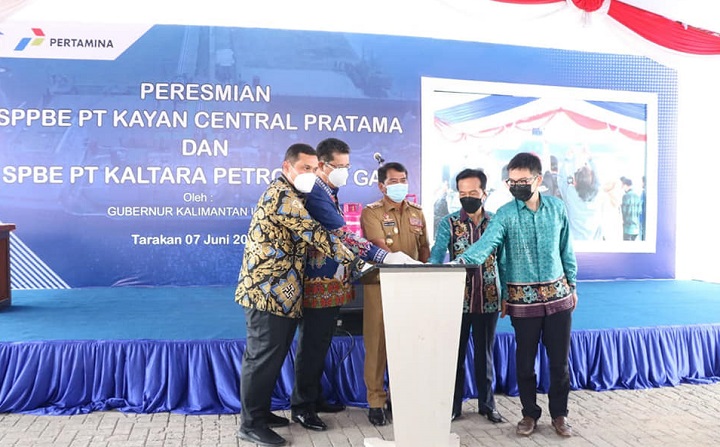 Peresmian SPPBE PT. Kayan Central Pratama dan SPBE PT. Kaltara Petroleum Gas