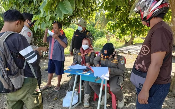 Penegakan Penggunaan Protokol Kesehatan (Prokes) Pada Masyarakat Kecamatan Betayau