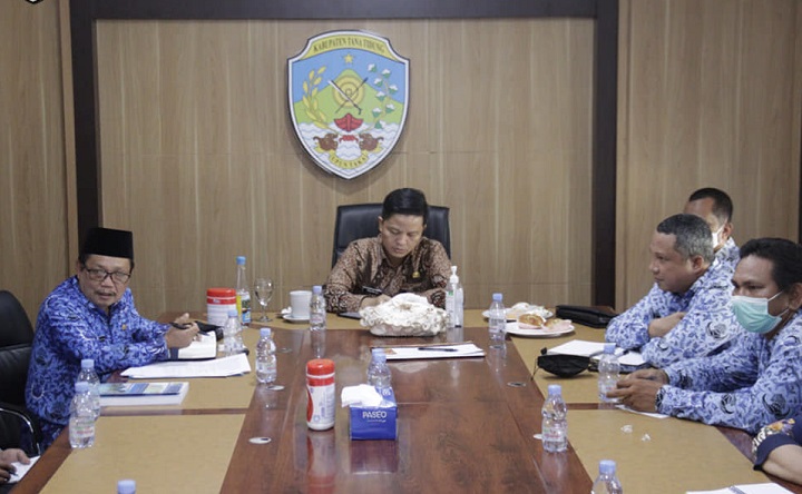 Audiensi Bupati Tana Tidung Bersama PDAM, PUPRPKP dan Bapeda & Litbang