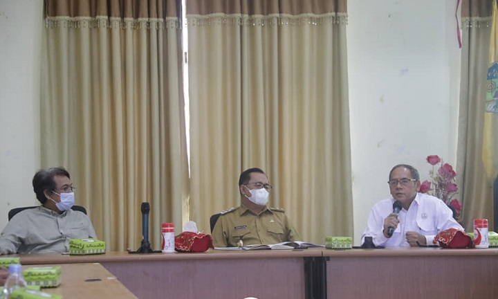 Audiensi Pemda Dengan Badan Restorasi Gambut dan Mangrove Di Ruang Rapat Wakil Bupati