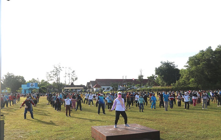 Senam sehat Kab. Tana Tidung