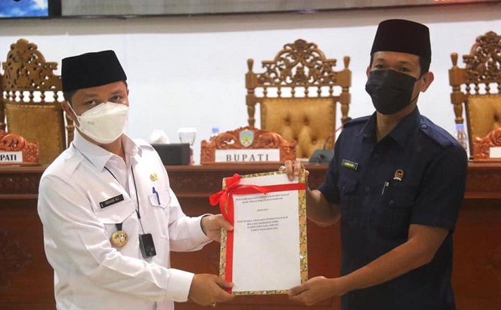 Rapat Paripurna Penyampaian Nota Penjelasan Keuangan Raperda Tentang APBD-P