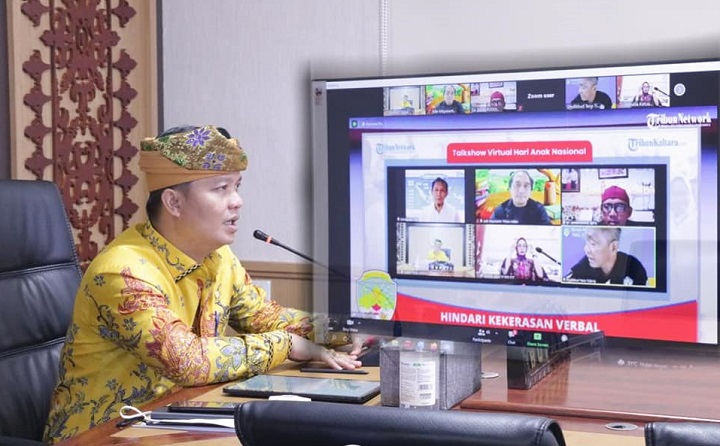 Talkshow Virtual Hari Anak Nasional Hindari Kekerasan Verbal Saat Belajar Dari Rumah