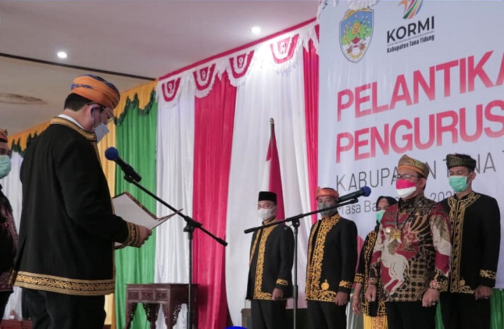 Pelantikan Pengurus KORMI Tana Tidung Masa Bakti 2021-2025
