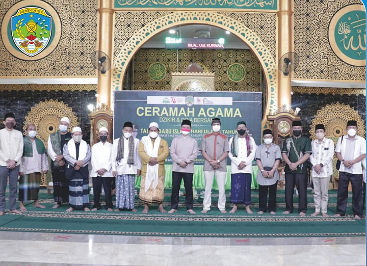 Peringatan Tahun Baru Islam 1 Muharram 1443 H Di Masjid At-Taqwa Tideng Pale