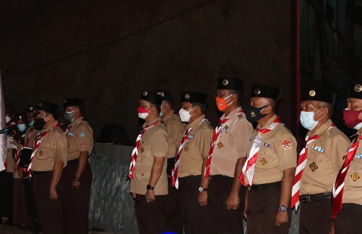 Upacara Renungan Ulang Janji Hari Pramuka Ke-60 Tahun 2021