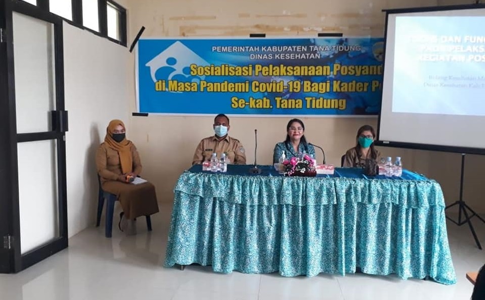 Sosialisasi Pelaksanaan Posyandu di masa Pandemi Covid 19 bagi Kader Posyandu Se- Kabupaten Tana Tidung