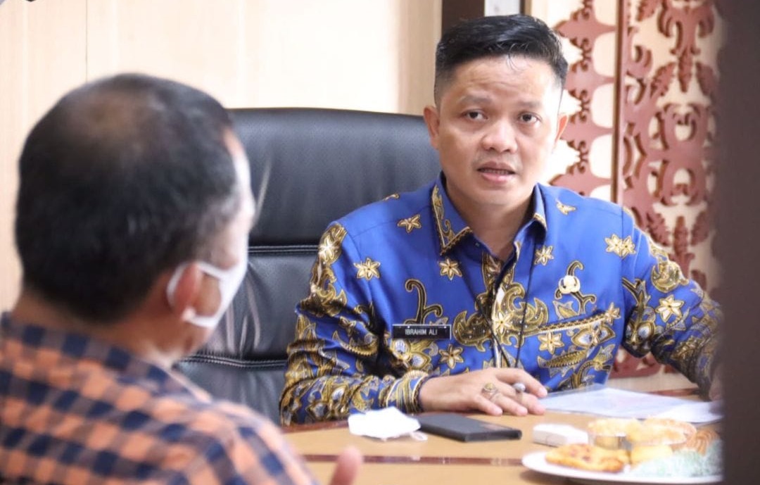 Penyerahan Bantuan Sosial PT.Mandiri Inti Perkasa Kepada Satgas Penangan Covid-19 Kabupaten Tana Tidung