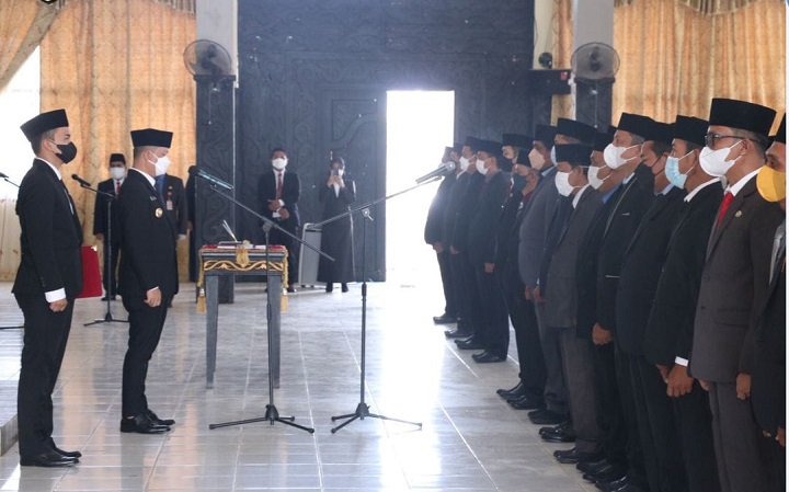 Pelantikan Jabatan Administrator dan Jabatan Pengawas di Lingkungan Pemerintah Kab. Tana Tidung