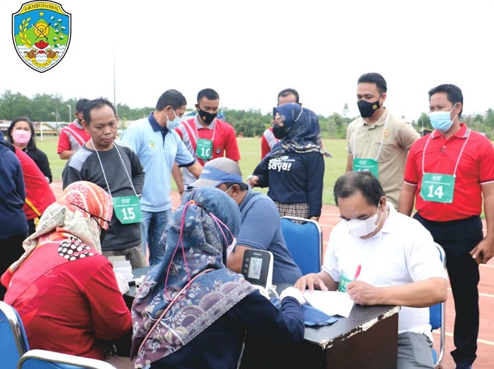 Pengukuran Kebugaran ASN dan Pegawai BUMN/BUMD Kab. Tana Tidung Pandemi Covid 19