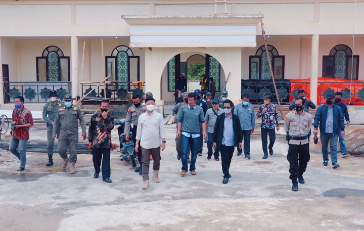 Kembali Memonitoring dan Mengevaluasi Kegiatan yang dilaksanakan Dinas PUPRPKP di Kecamatan Tana Lia