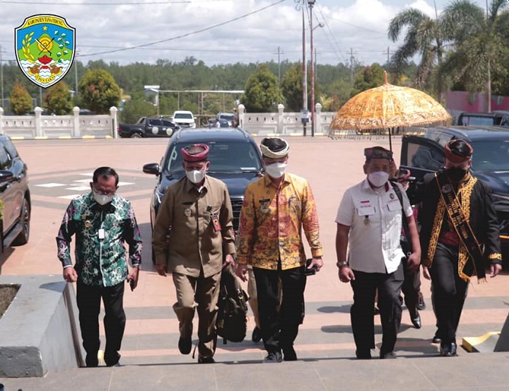 Kunjungan Kerja Asdep Koordinasi Telekomunikasi dan Informatika Kemenko Polhukam RI