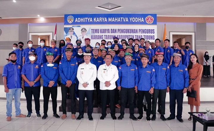Pengukuhan Pengurus Karang Taruna Kab. Tana Tidung Periode 2021-2026
