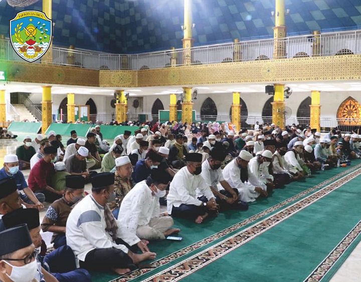 Peringatan Maulid Nabi Muhammad SAW 1443 H/2021 M di Masjid Agung AT-Taqwa