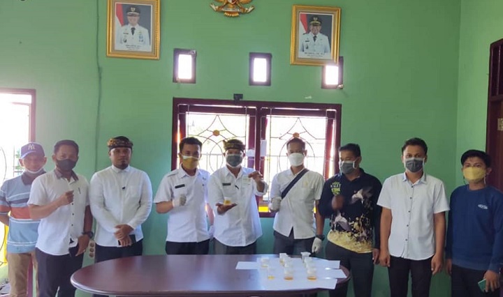 Wujudkan Desa Bersih Narkoba, Test Urin di lakukan di desa Sepala Dalung
