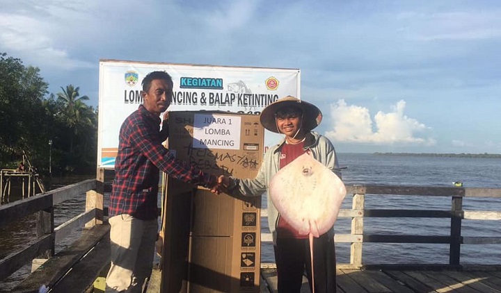 Kegiatan Lomba Mancing di Desa Bebatu dalam Rangka Memperingati Hari Sumpah Pemuda ke-93