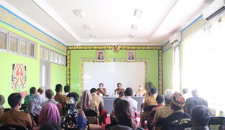 Rapat Koordinasi Percapatan Vaksinasi di kecamatan Betayau