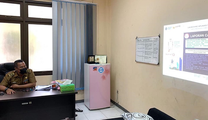 Kadis Kominfo Mengikuti Vidcon Terkait Aplikasi SPBE