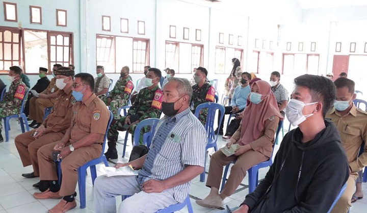 Rapat Koordinasi Percapatan Vaksinasi di Kec. Sesayap Hilir