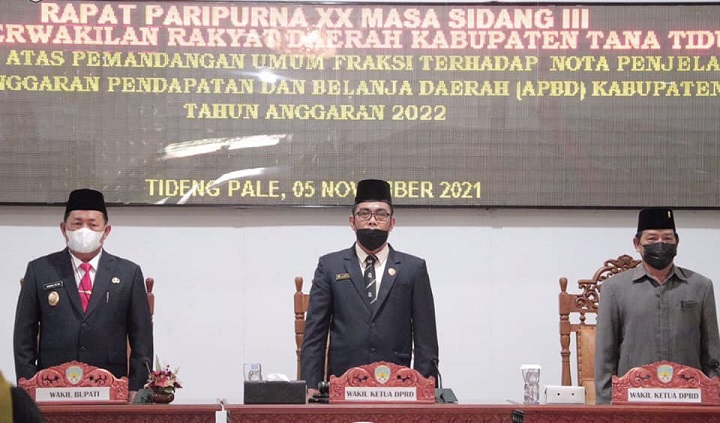 Sidang Paripurna Ke-XX Masa Sidang III Tahun 2021