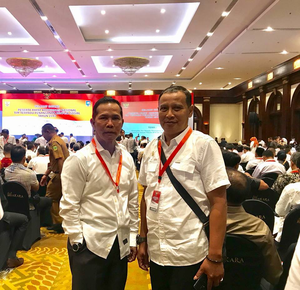 Bupati KTT Menghadiri Rakornas Tim Terpadu Penanganan Konflik Sosial Tahun 2018