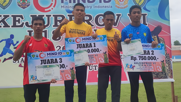 Atlet Terbaik Kabupaten Tana Tidung Berprestasi di Kejuaraan Atletik Provinsi