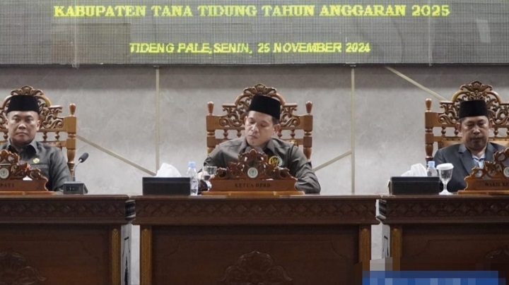 Rapat Paripurna VIII Bahas Jawaban Pemerintah atas Pemandangan Umum Fraksi DPRD Tana Tidung