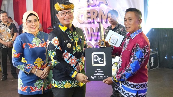 Bupati Tana Tidung Hadiri Malam Penganugerahan Desa Cermat Award 2024