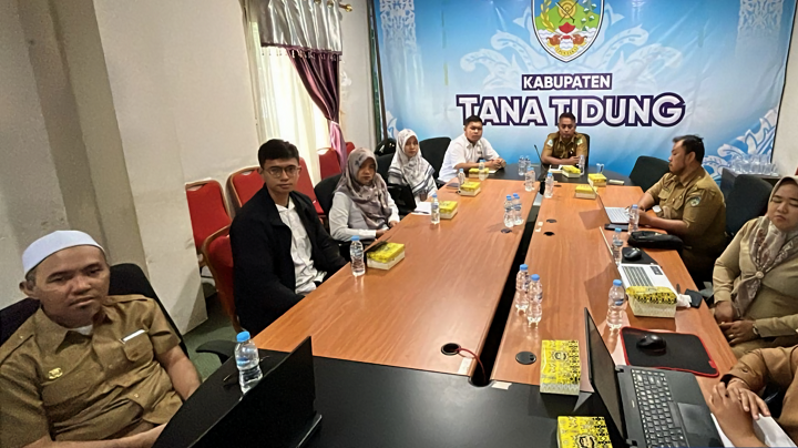 TPID Kabupaten Tana Tidung Ikuti Rapat Koordinasi dengan Kemenko Perekonomian Secara Daring